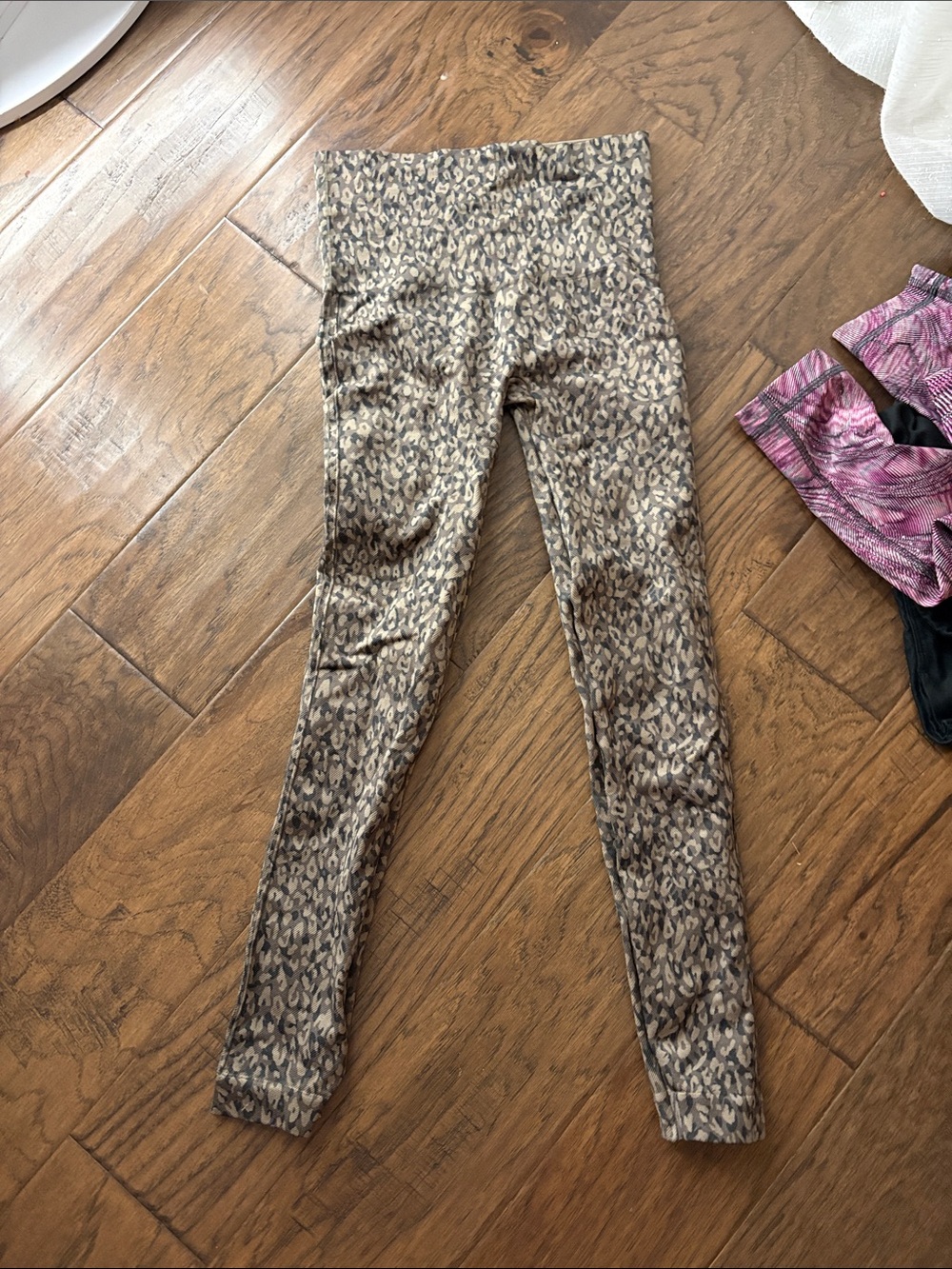 SPANX Leopard-Print High Waist Leggings - Brown/Tan